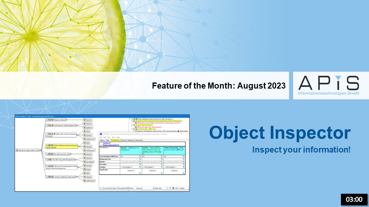 undocked Object Inspector - Inspect your information in August!